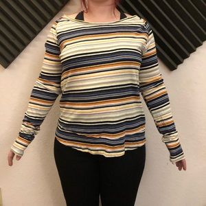 NWT Free people open back sweatshirt